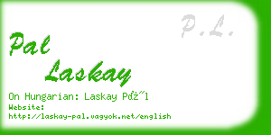 pal laskay business card